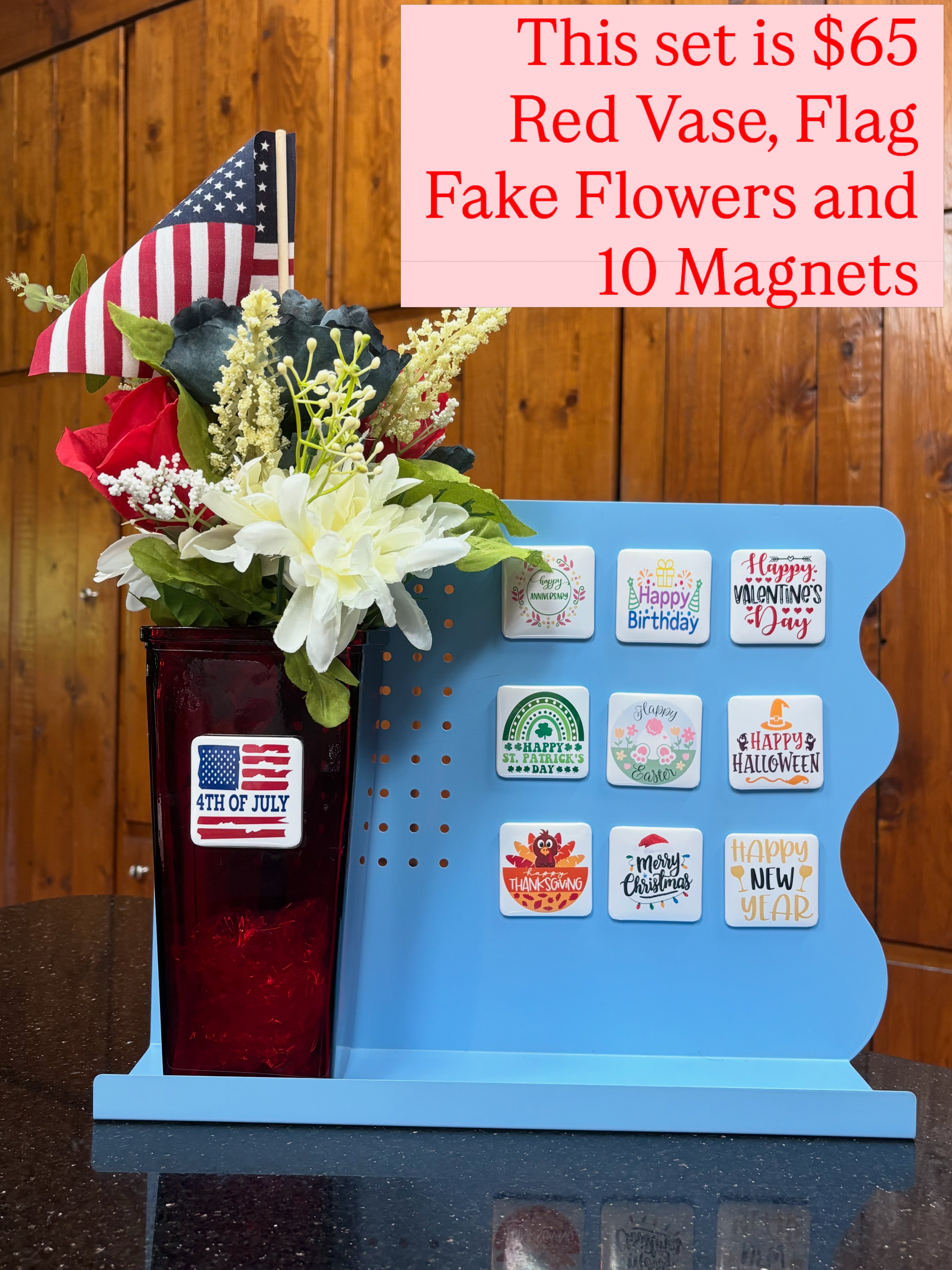 Interchangeable Magnet Vase