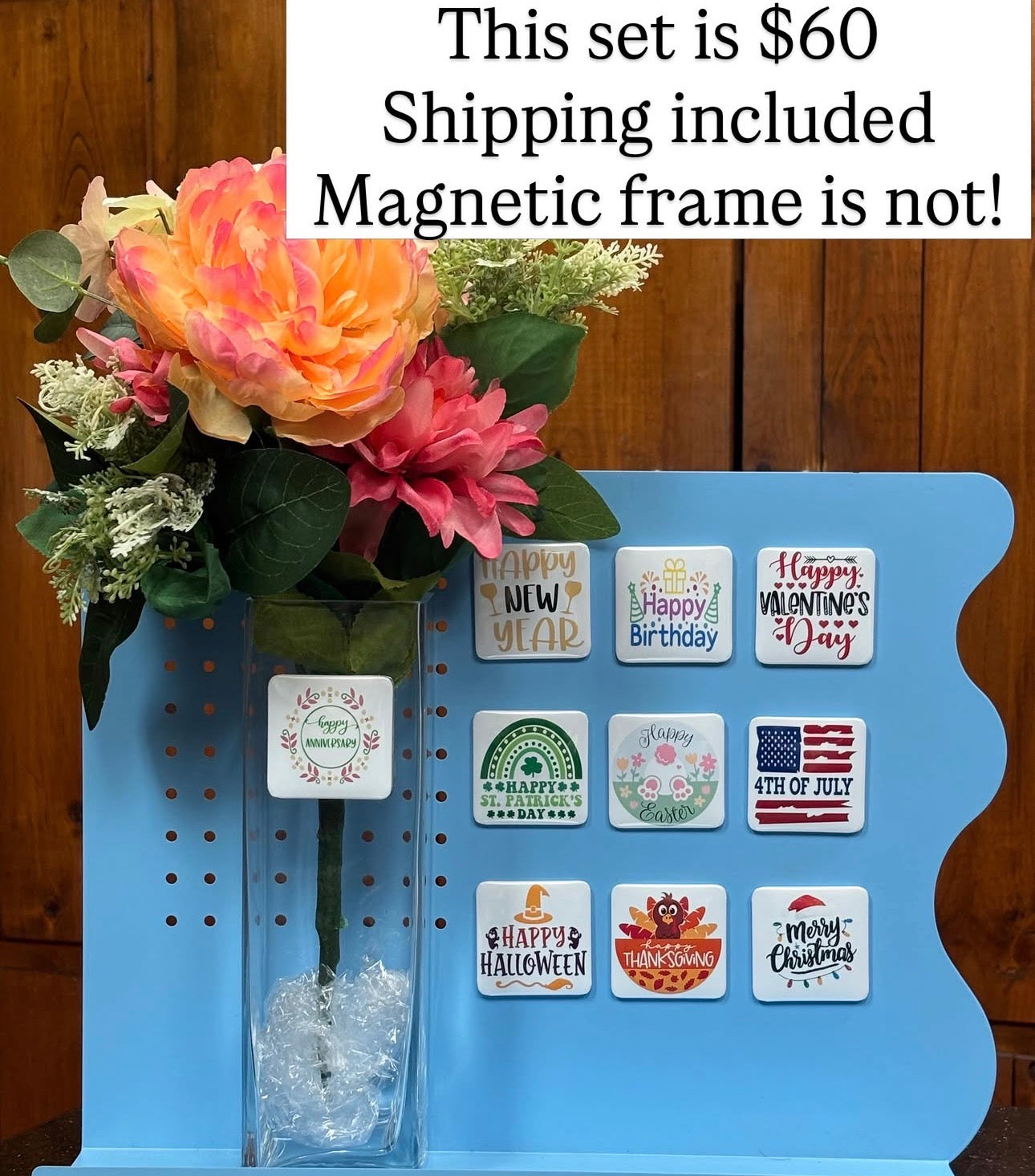 Interchangeable Magnet Vase