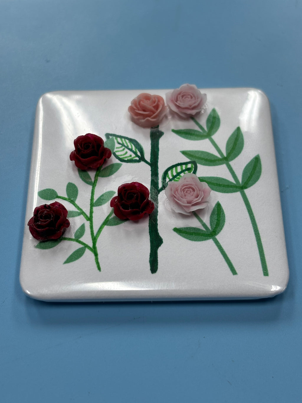 3D Rose Magnets