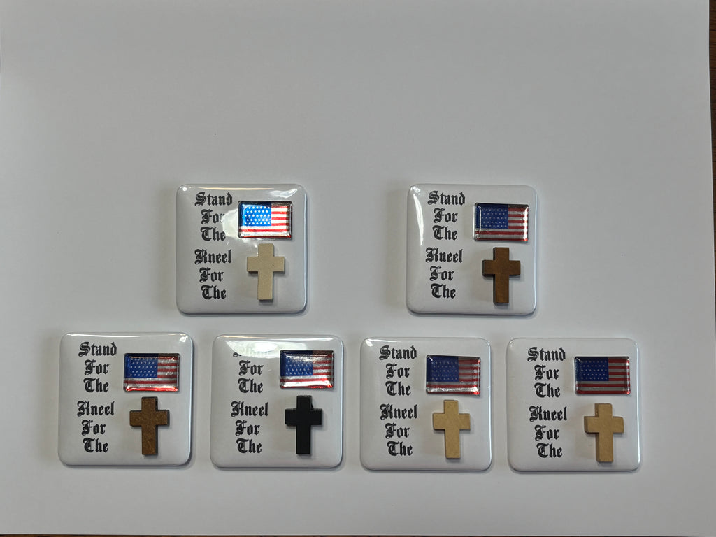 Flag and Faith Magnets Set of 6