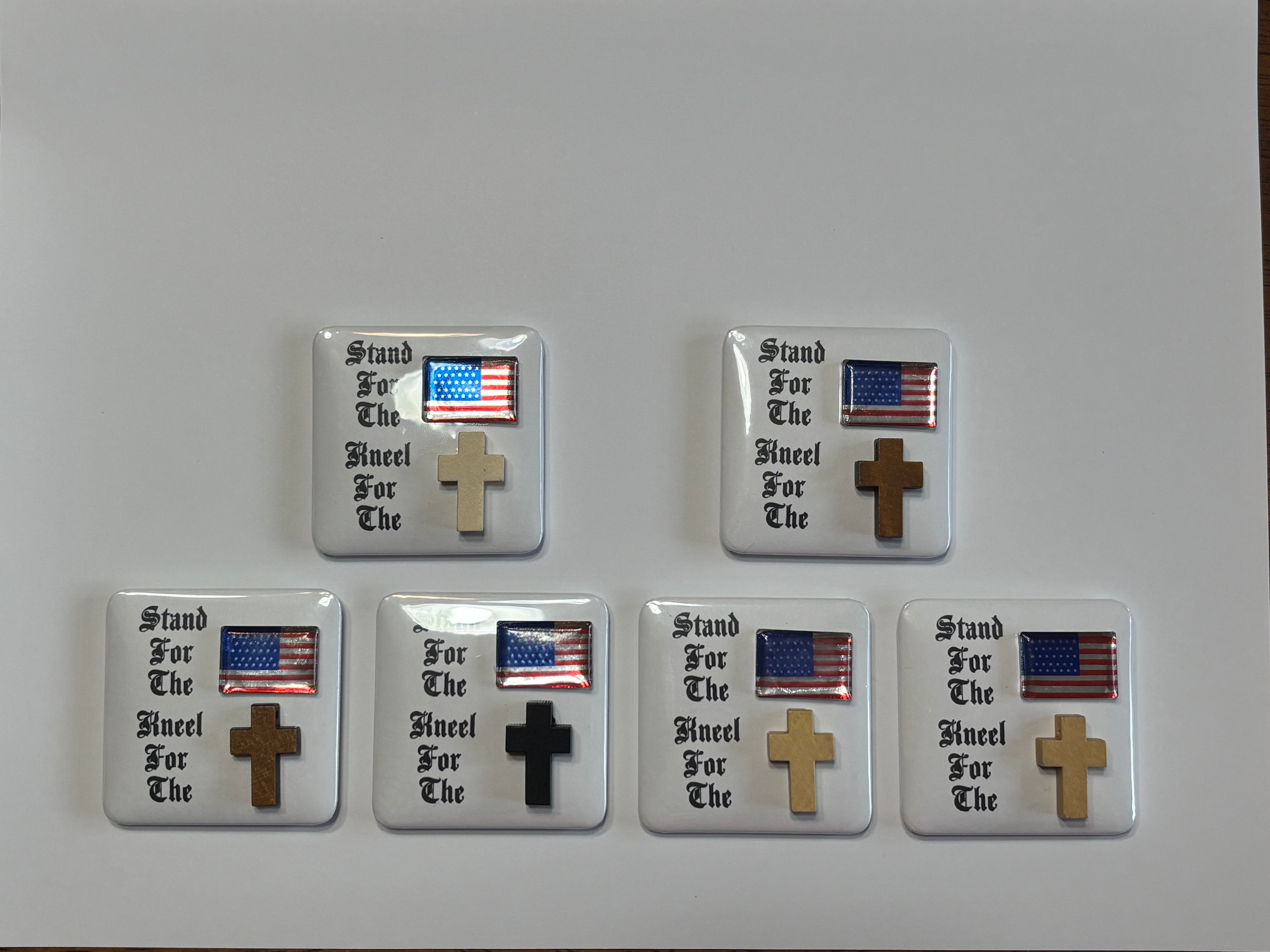 Flag and Faith Magnets Set of 6