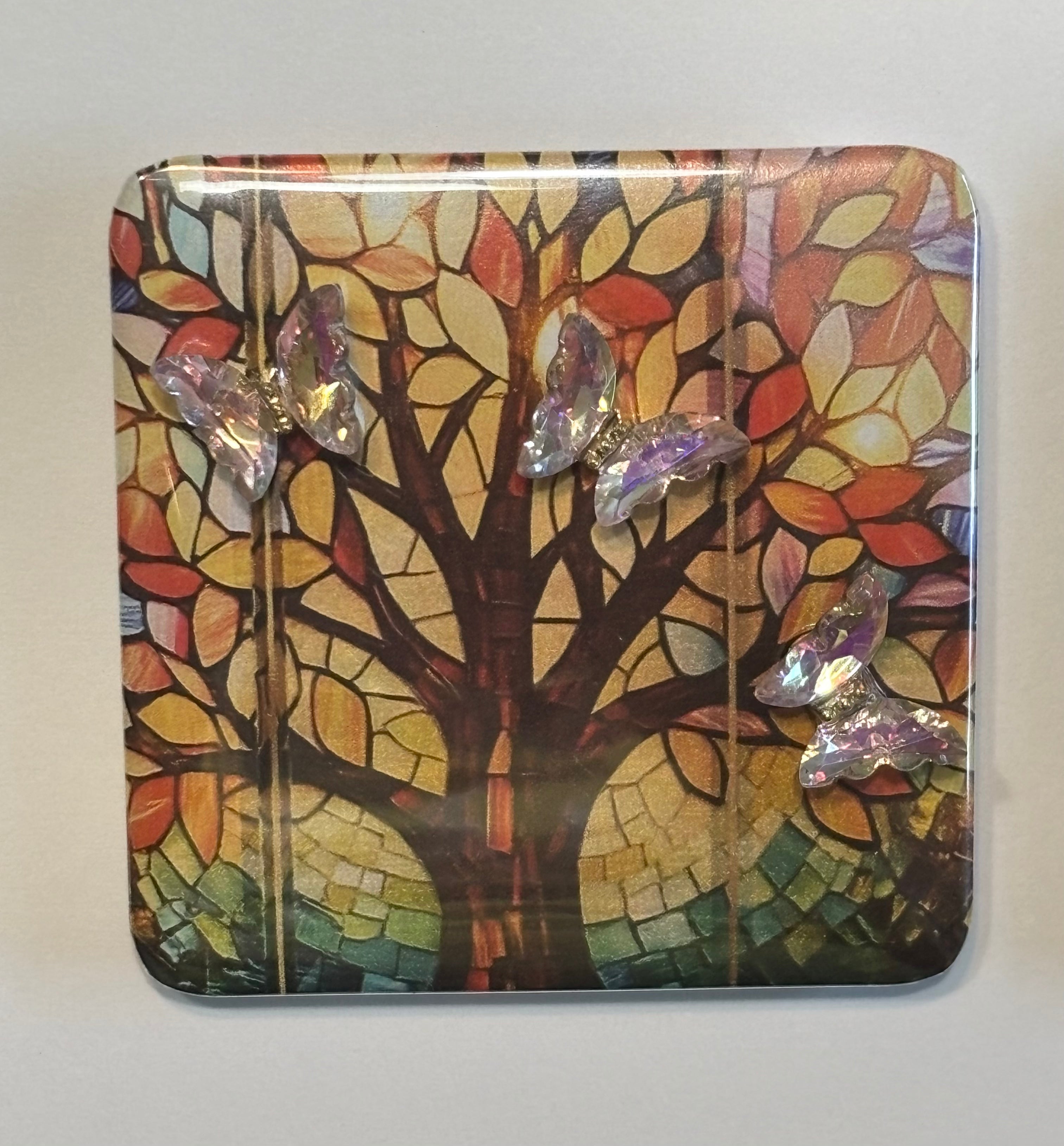 5 Butterfly Charmed Magnets
