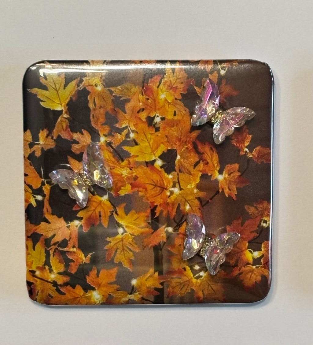 5 Butterfly Charmed Magnets