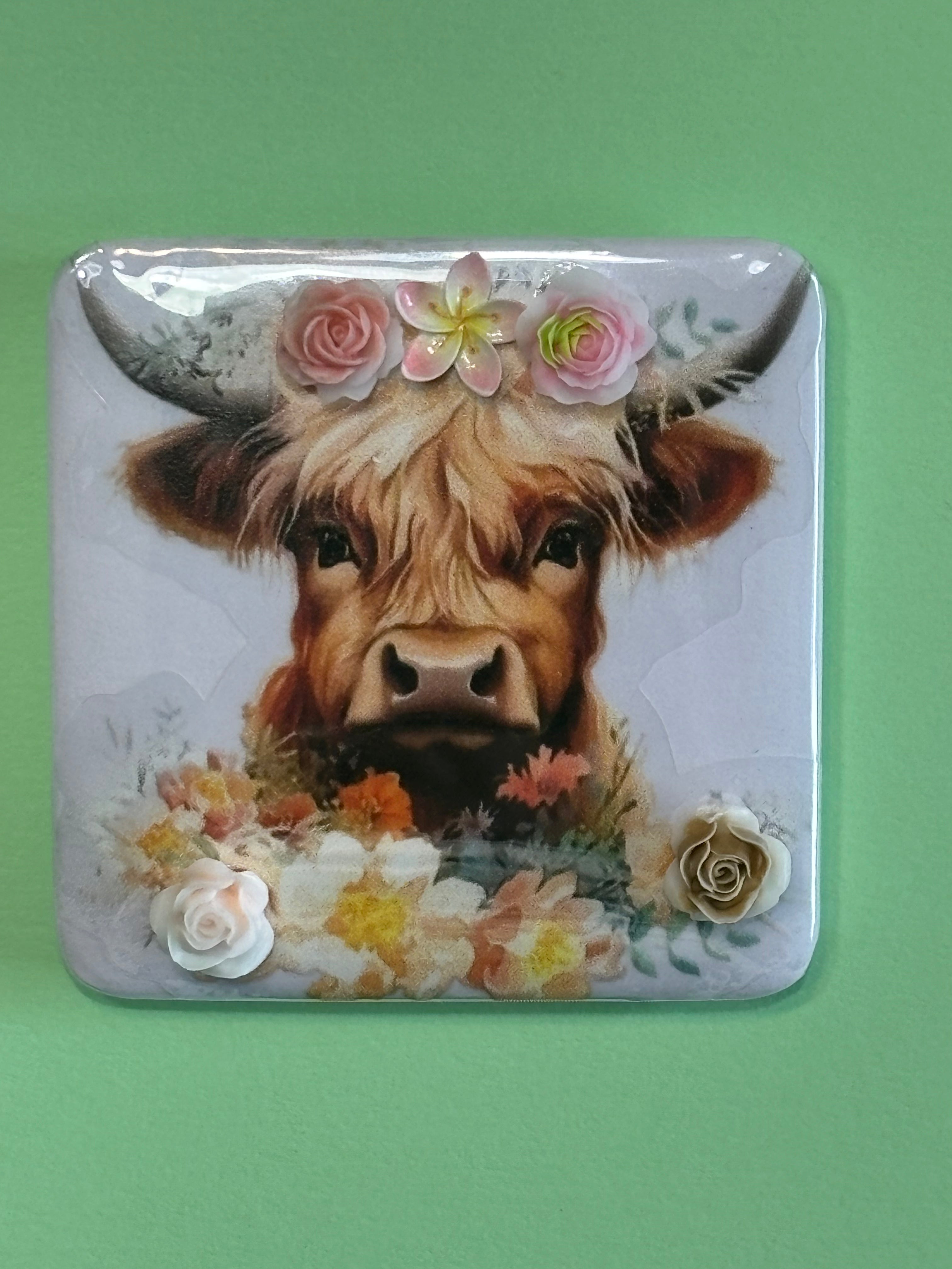3D Flowers and Cows
