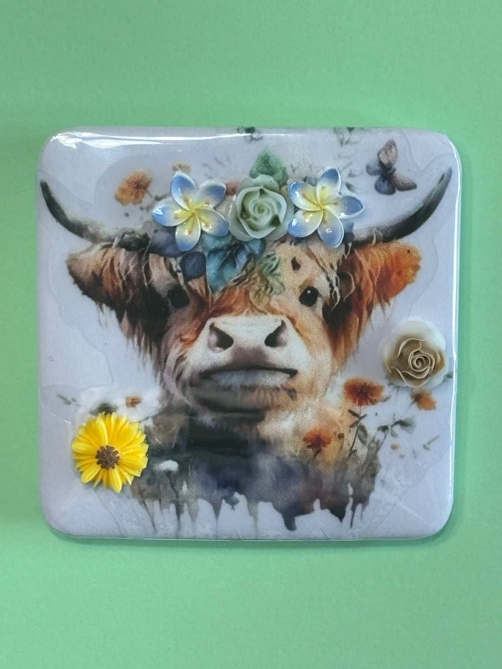 3D Flowers and Cows