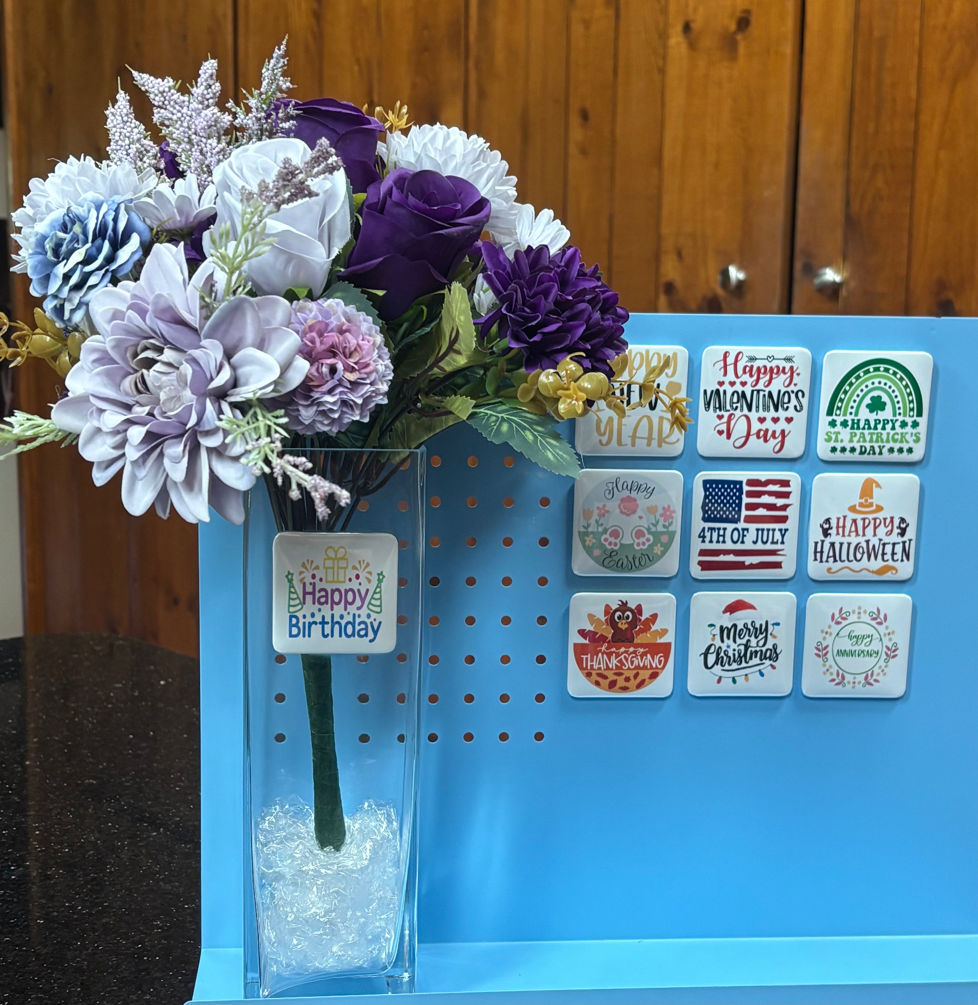 Interchangeable Magnetic Vase - Light Purple